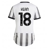 Juventus Moise Kean #18 Fotballklær Hjemmedrakt Dame 2022-23 Kortermet